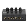 4 Channel Mixer Black Ultra Low Noise 4 Channel Compact