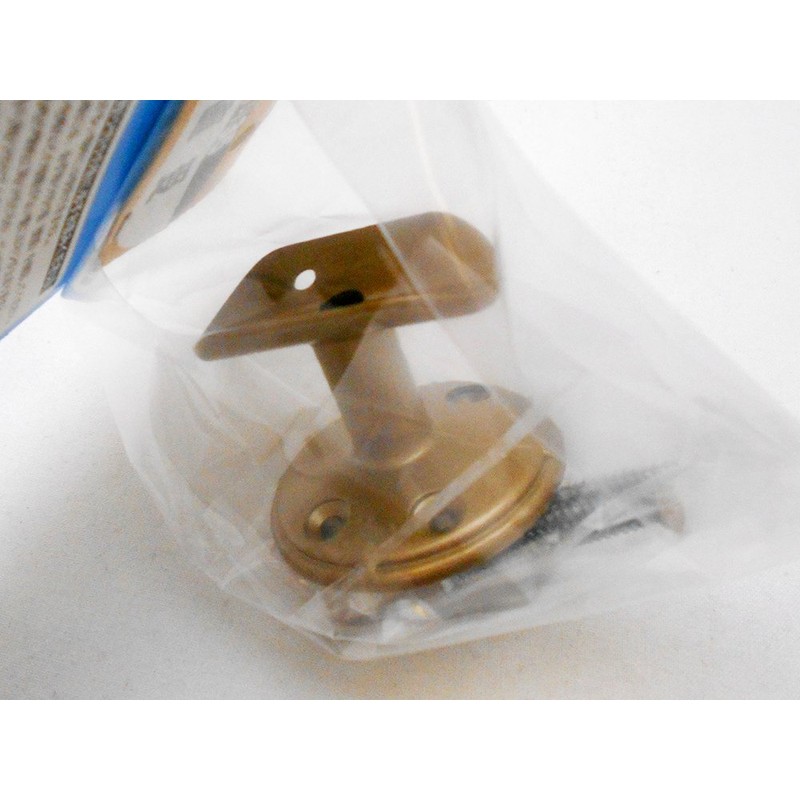 WAKI HIT532 Warm Handrail 35 Receiver Metal Fittings, Gold