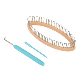 Knitter Looms Set, DIY Socks Leg Warmers Weaver DIY Knitting Machine Weaver Crochet Ring Knitting Machine Accessories with Yarn Needle Knit Tools