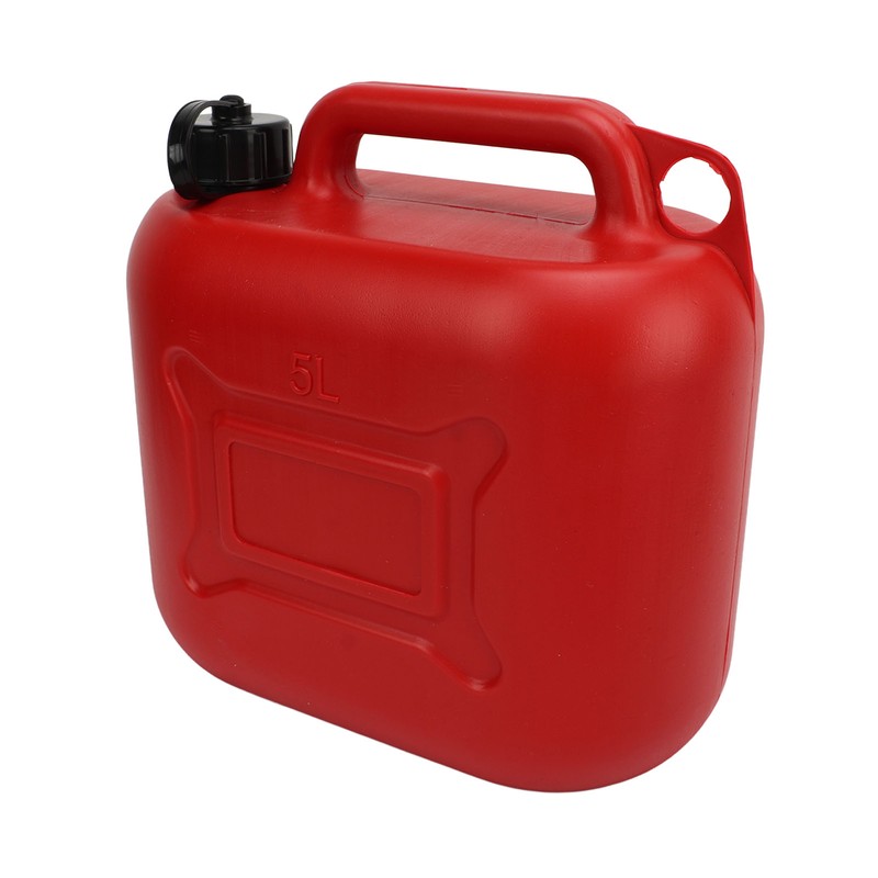 Gas Can 5L 1.3 Gallon ABS Leakage Free Red Portable
