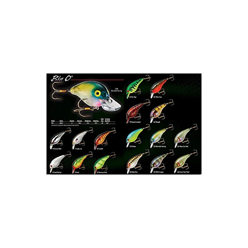 Cotton Cordell Big O - Fire Tiger - 3 in