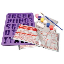 Perfect Craft Alphabet Letters Award Winning Cast & Paint Kit with Perfect Cast Casting Material and Reusable Mold