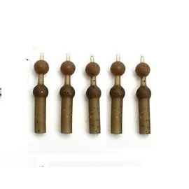 Pack of 5 Helicopter Sleeves & Beads Set Terminal Fishing Tackle Carp Coarse Fishing Helicopter Rig Tube Accessories Kit Carp Angling Heli Chod Sleeve Beads (Green)