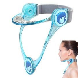 Soporte para Cuello, Collar Cervical con Soporte Blando Ajustable de 360°, Collar Cervical para Corrección de Postura de Cabeza Adelantada y Soporte d