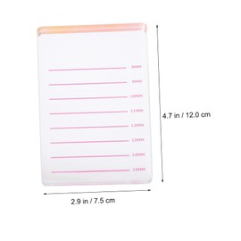 IWOWHERO Beauty Eyelash Tool Eyelash Lift Grafting Eyelash Pad Acrylic Lash Extension Pad for Professionals