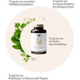 KRÄUTERHANDEL SANKT ANTON Selenium – 200 µg High-Dose with Vitamin E – 365 Capsules, German Premium Quality