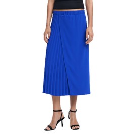 Desigual Women's Woman Woven Skirt Long Blue