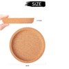 Cork Coasters Pack of 4 Round Lip Cup Holder Leak