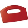 Remco 69604 Red Polypropylene Stiff Bench Scraper, Injection Molded Blade,