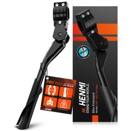 HENMI Bicycle Stand 24-29 Inch Pro Max, Height-Adjustable Bicycle Stand, Magnesium Alloy Structure, Non-Slip Side Stand, Lightweight Bicycle Stand for Mountain Bike, Trekking Bike, City Bike