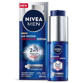 Nivea Men Age Defense Advanced Suero Facial Manchas Oscuras Tiamidol Ácido Hialurónico Rápida Absorción Hombres Que Ayuda Reducir Aspecto