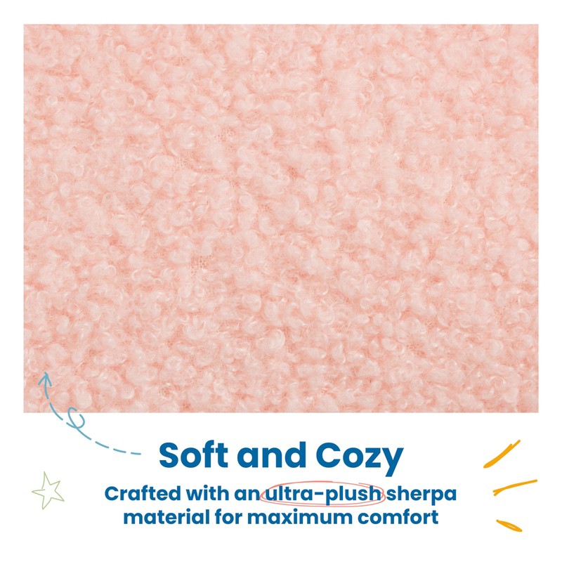 ECR4Kids SoftZone Sit-Up Support Ring Baby Essentials, Child Size, Pink