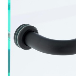 Rockwell Security Sliding Shower Door Finger Pull Knob 1-1/4 Inch Diameter in Oil Rubbed Bronze Finish