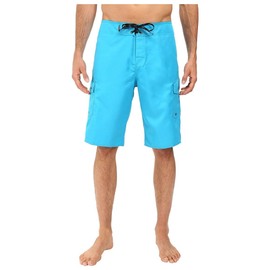 Quiksilver Men's Standard Manic 22 Inch Length Cargo Pocket Boardshort Swim Trunk Board Shorts, Hawaiian Ocean, 30A