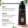 Instant hair shampoo, hair dye shampoo for men and women