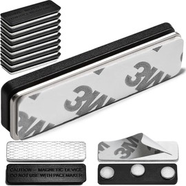 Curtain Magnets- 16 Pair Curtain Magnets Closure with Adhesive for Blackout Curtains, Magnetic Curtain Clips to Hold Curtains Closed