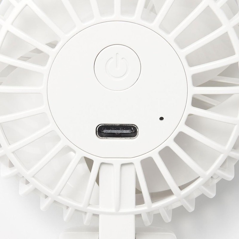 MUJI Rechargeable Compact Handy Fan - White/MJ-HF4-WH