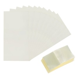 QUARKZMAN Pack of 1000 shrink film set, parafilm sealing film, 45 x 23 mm, PVC, clear perforated shrink bands, shrink capsule for dropper bottle, oil bottle, shrink cap bottles