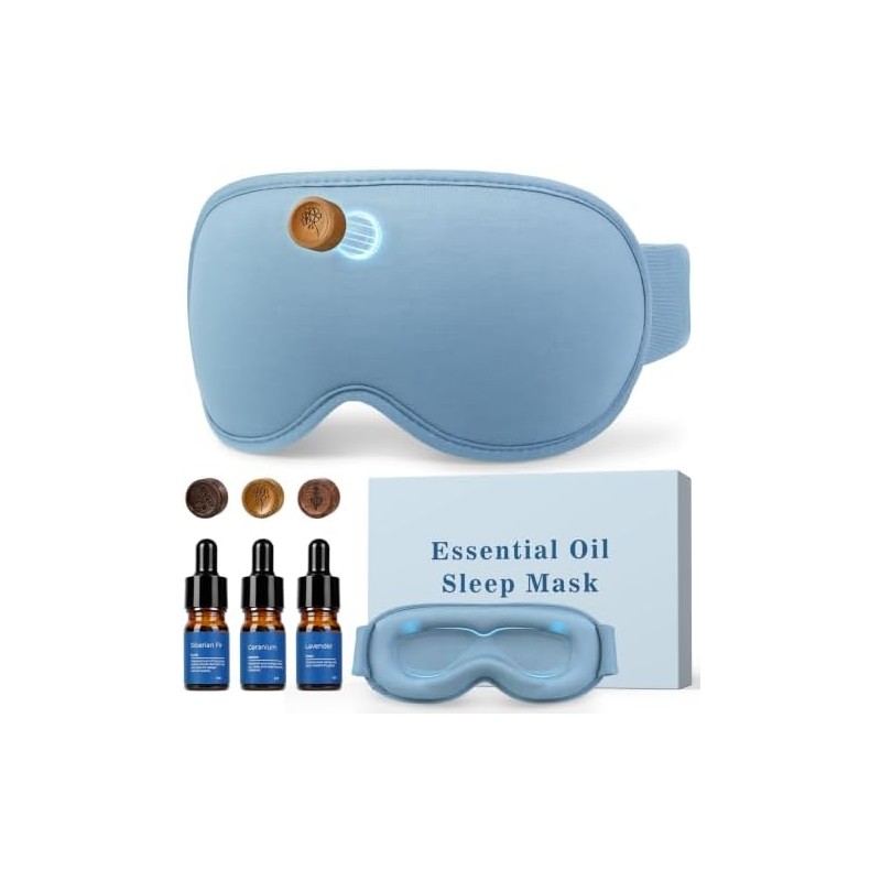 Sleep Mask Travel Case, Compact Lightweight Accessory for Travel and