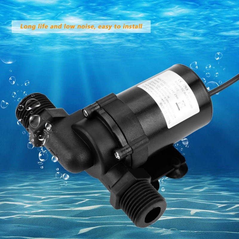 DC Brushless,24V -40℃ ~100℃Mini Hot Water Circulation Boost Pump,Low Noise,Good