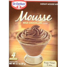DR OETKER Mousse Chocolate Milk, 3.1 Ounces