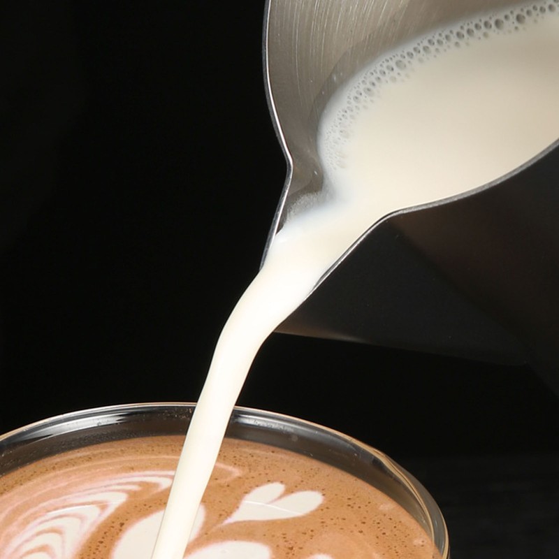 550ml Milk Frothing Pitcher 304 Stainless Steel Tip Mouth Milk