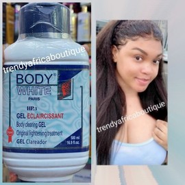 CCRC X 1  Body White PARIS Gel Eclaircissant Body Lotion 500ml Original Lightening👌