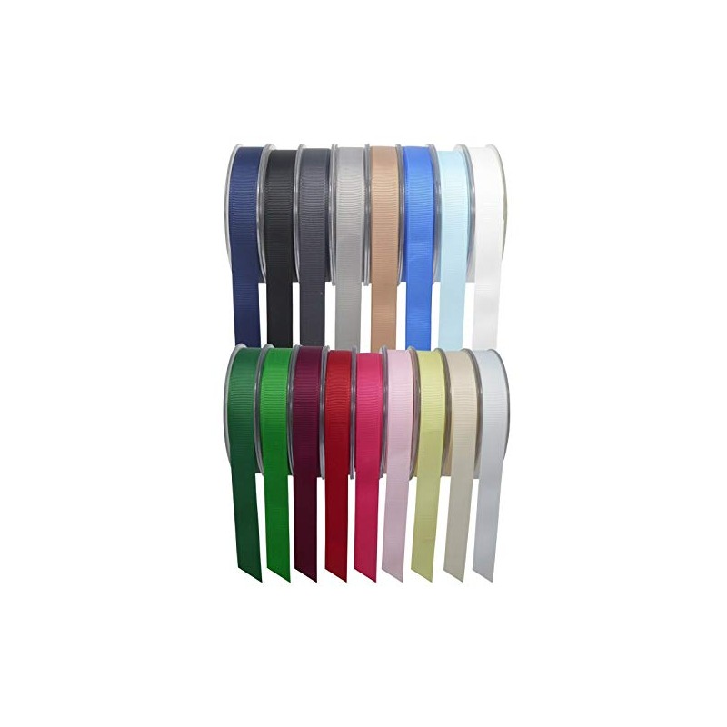 SR SUPER RIBBONS®™- Full Reel 6mm Grosgrain Ribbon, 20 Metres