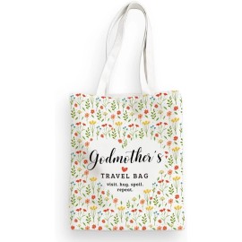 EIXXU Colorful Godmother Tote Beach Bag - Proposal, Mothers Day, Christmas, Birthday