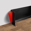 Vinyl Wall Base Baseboard Molding Trim 4" Flexible Self Adhesive