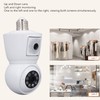 Dual Lens Security Camera 360 Degree Panoramic WiFi Indoor Surveillance