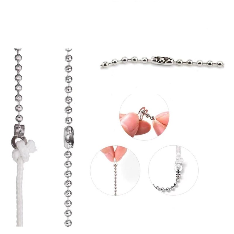 2 Pack Pull Chain String Extension with Connector for Ceiling