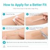 Rollo de cinta adhesiva de silicona fina para cicatrices faciales