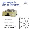 ABBA 12" Single Burner Propane Camping Stove - With Enamel