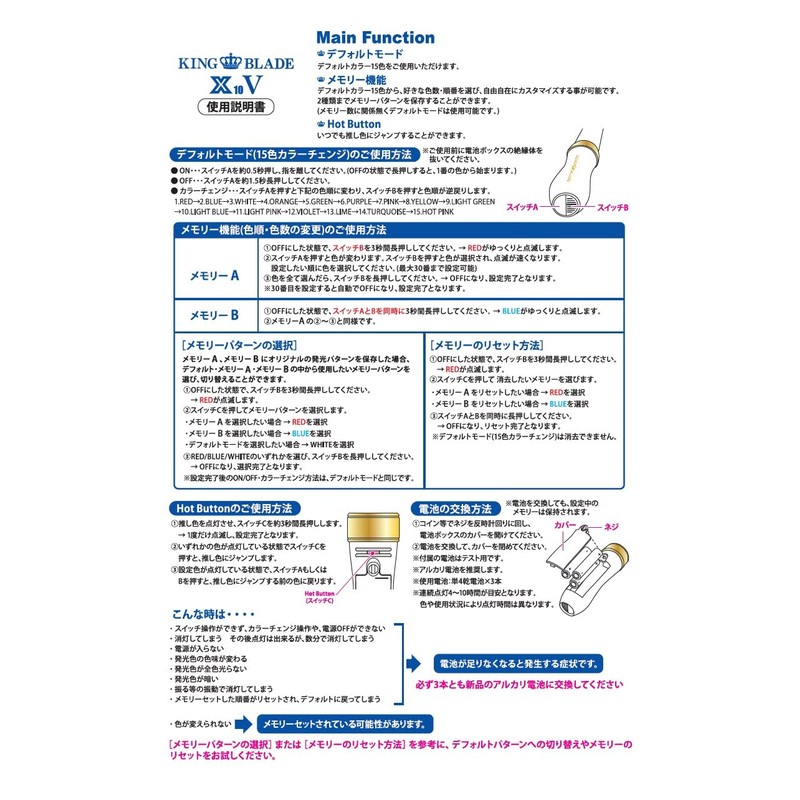 Ruifan Japan King Blade X10 V Super Tube