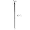 Bulk Buy of 12 Panacea 87102 Garden Fence Posts, Black,
