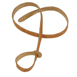 Levy's Leathers MS19-HNY Hand-Brushed Suede Mandolin Strap, Honey