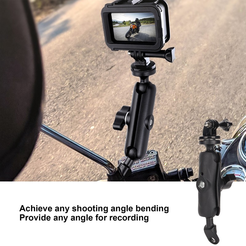 360°Motorcycle Bike Camera Holder Stable Adjustable Camera Bracket for Motorcycle