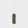 Brushed Brass Gold, Silver and Antique Gold Knurled Cylindrical Bathroom