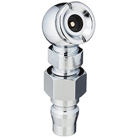 Takagi A7406 Earth Man Bicycle Air Chuck with Tires, English Valve Compatible, Coupler Connection, Air Tool, Made in Japan