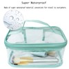 ANEMEL Toiletry Bag Makeup Cosmetic Clear Bag Portable Waterproof Transparent