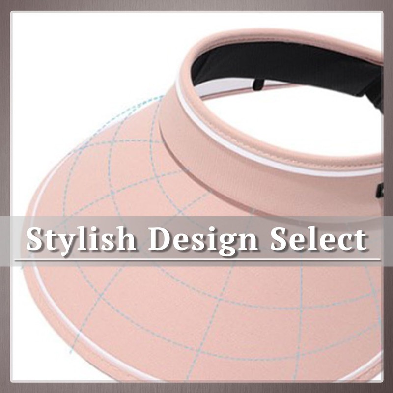 One Limitation CP183 Women's Visor, Folding, Plain, Hat, Sports, Outdoors,