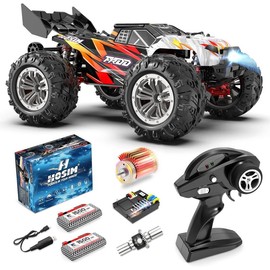 Hosim 52+ KMH High Speed RC Truck, 4X4 Remote Control Car for Boy All Terrain Off Road RC Buggy Hobby Grade Large Size Racing Toys Gift Rc Monster Trucks