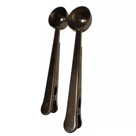 Unbranded Coffee Scoop With Clip Multifunction Coffee Tea Measuring Spoon set of 2