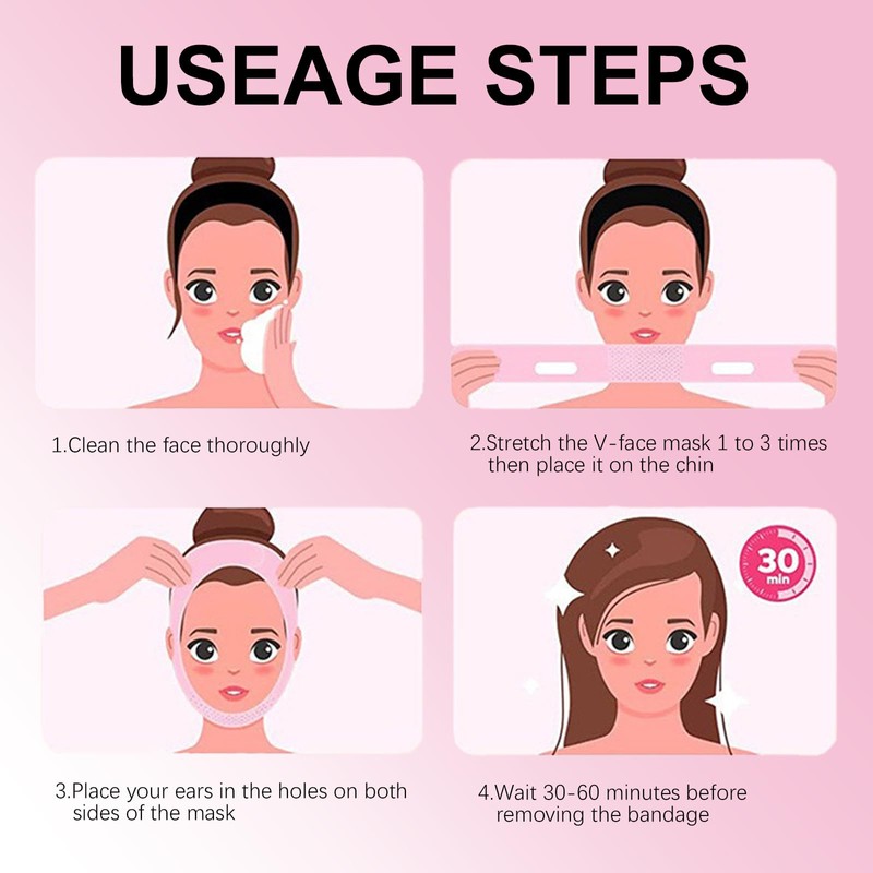 Neyared Chin Lift Mask, Reusable V Line Lifting Bands Face