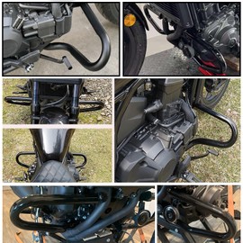 WORLDMOTOP Highway Crash Bar Engine Guard Replacement for Honda Rebel 1100 DCT CMX1100 CMX 1100 2021 2022 2023 2024 2025
