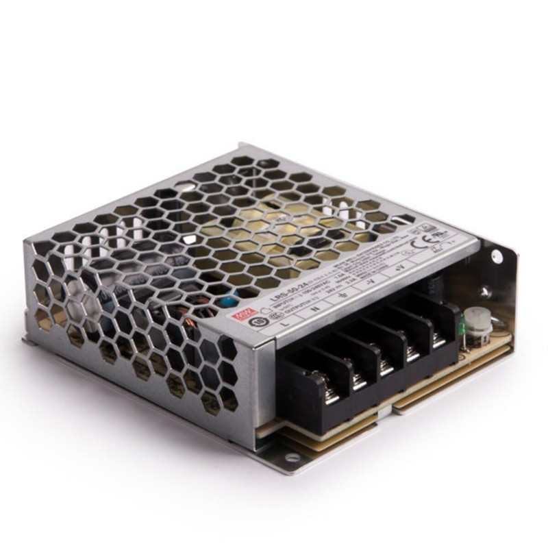 Switching Power Supply 52W 24V 2,2A ; MeanWell LRS-50-24 ;