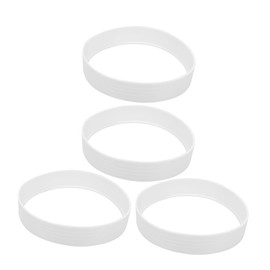 Totority 4pcs Thickened Golf Practice Tool Practical Putting Cup Ring for Enhanced Visibility Stability for Beginners Advanced Golfers Convenient Training Aid