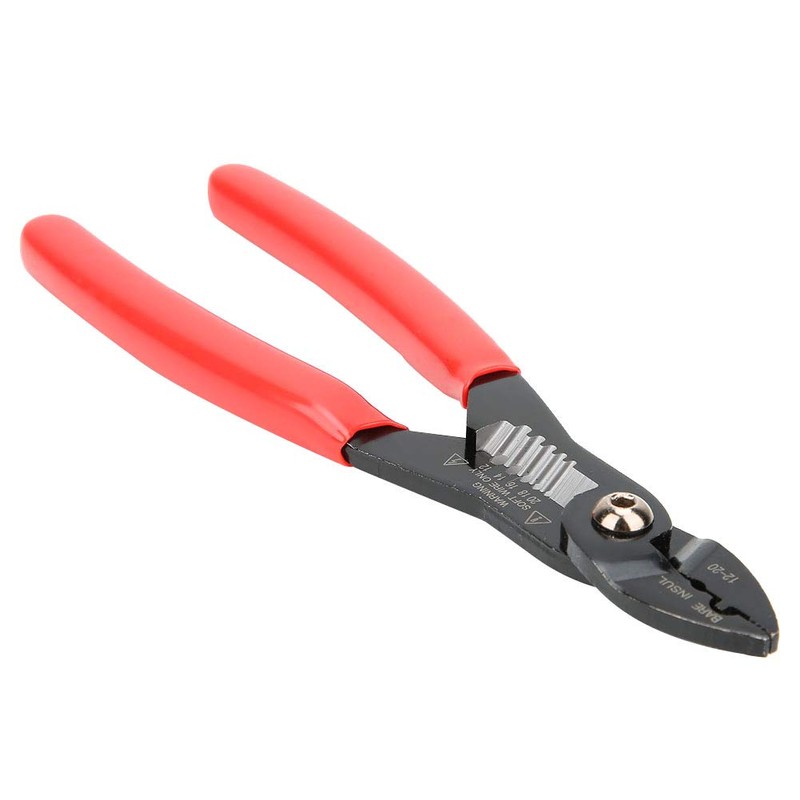 Wire Stripper, Cable Stripping Tool, Electrical Wire Crimper, 7 Inch