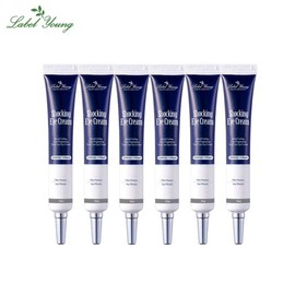 Label Young 6개 세트 쇼킹아이크림 20ml / 주름개선 기능성 아이세럼 눈밑+눈가주름 탄력케어 6 Piece Set Shocking Eye Cream 20ml / Wrinkle Improvement Functional Eye Serum for Under Eye + Eye Area Wrinkle Elasticity Care
